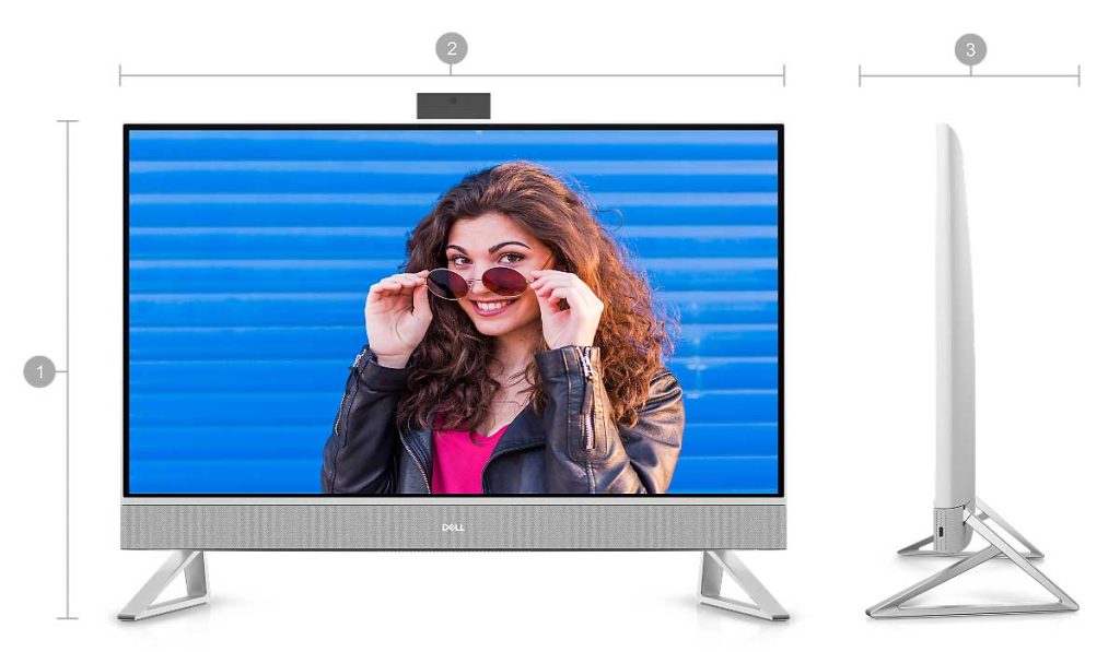 Dell Inspiron 7710 All-In-One Dimensions