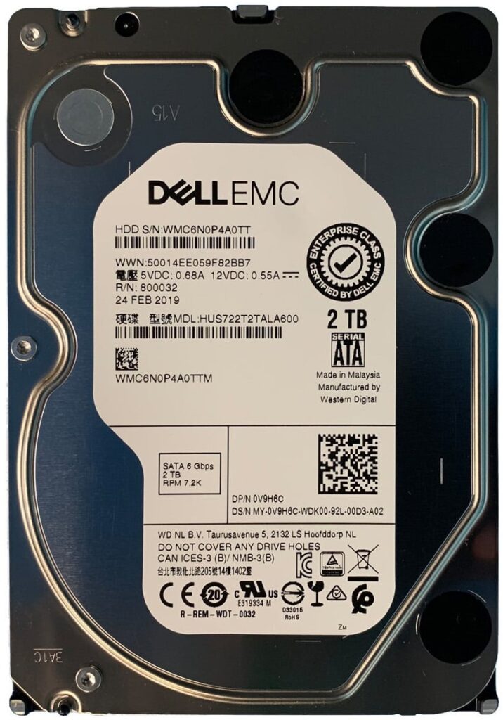 Dell Hard drive Sata 2T eg-tech