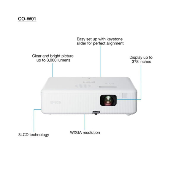 Epson CO-W01 projector.eg-tech-