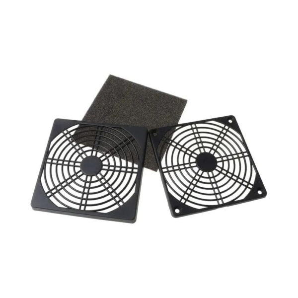 Plastic Fan Guard with Rack Filter.eg-tech..,