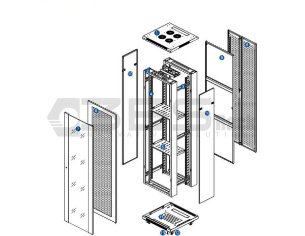 3BS Rack 27U eg-tech