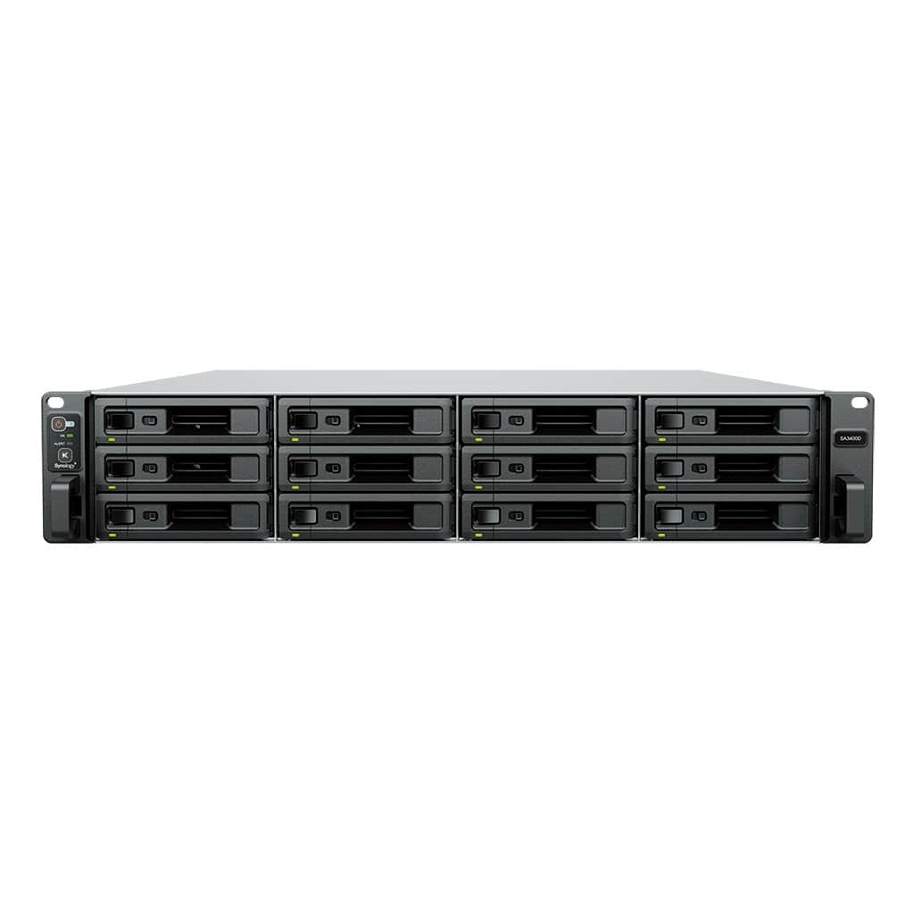 Synology SA3400D 12-Bay Active-Passive NAS Enclosure with Dual Controllers (Diskless) 1 Synology SA3400D NAS Storage eg-tech .