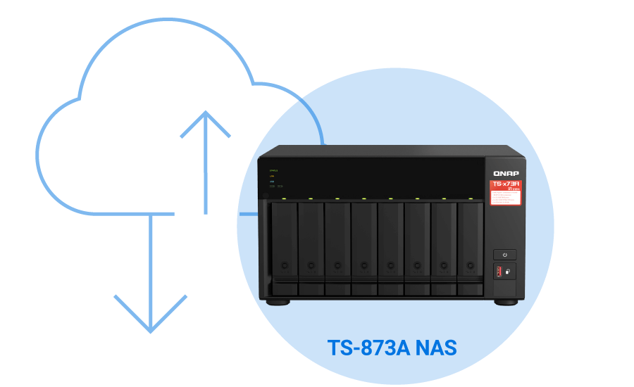 QNAP TS-873A QSW-1105-5T Bundle Pack TS-873A-SW5T
