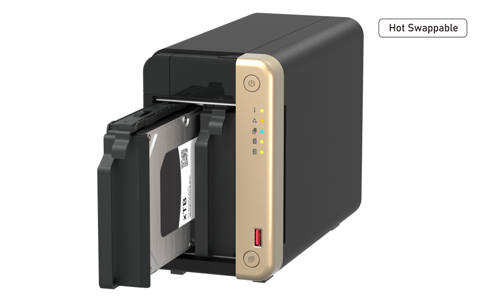 QNAP Turbo NAS TS-264-8G SAN/NAS Storage System (Diskless) 6 TS-264-8G