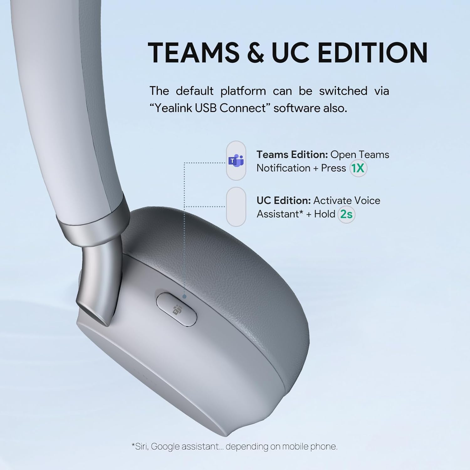 Yealink BH72 Lite Bluetooth Teams Light Gray USB-A 2 Yealink BH72 Lite Bluetooth Teams Light Gray USB-A