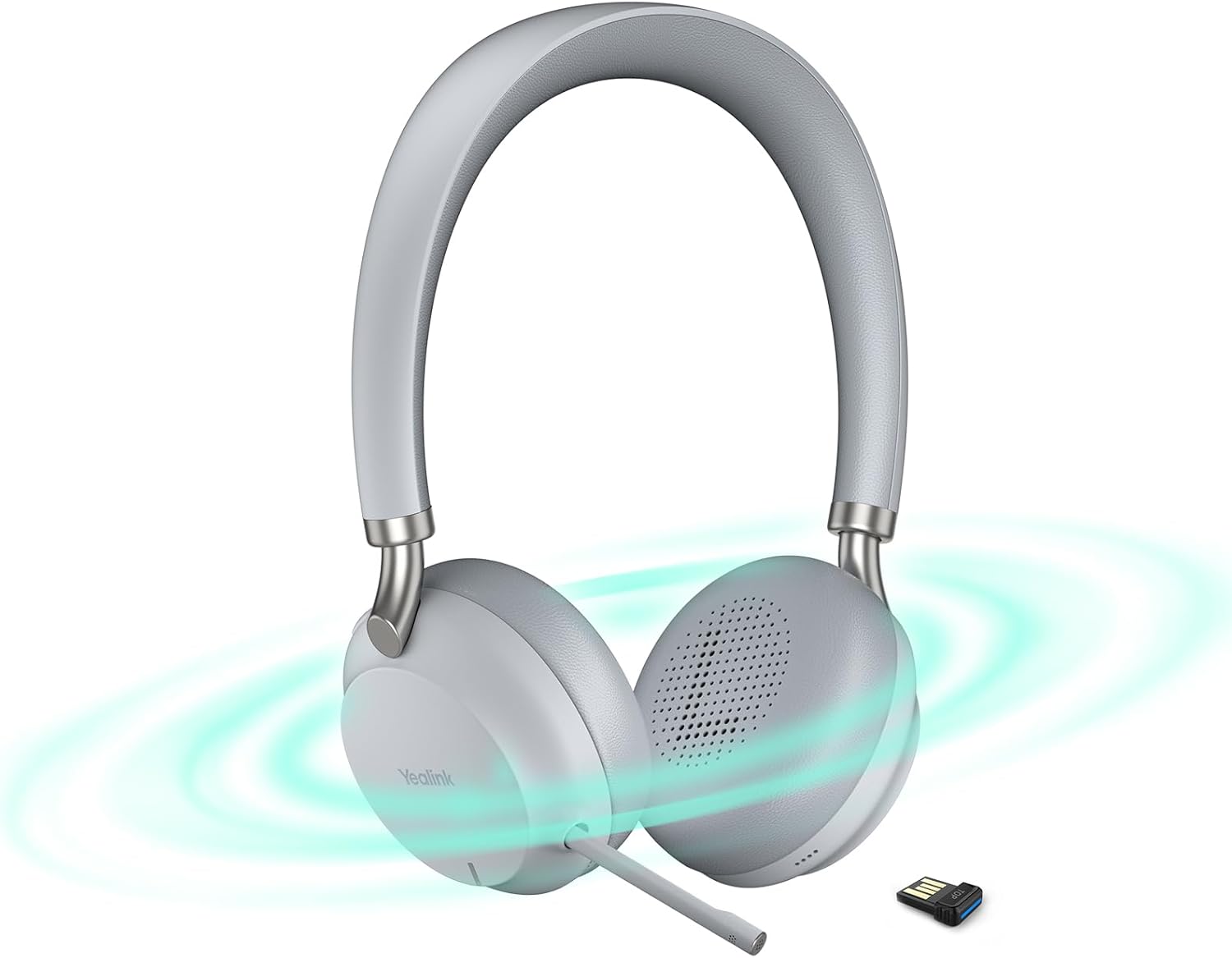 Yealink BH72 Lite Bluetooth Teams Light Gray USB-A 1 Yealink BH72 Lite Bluetooth Teams Light Gray USB-A