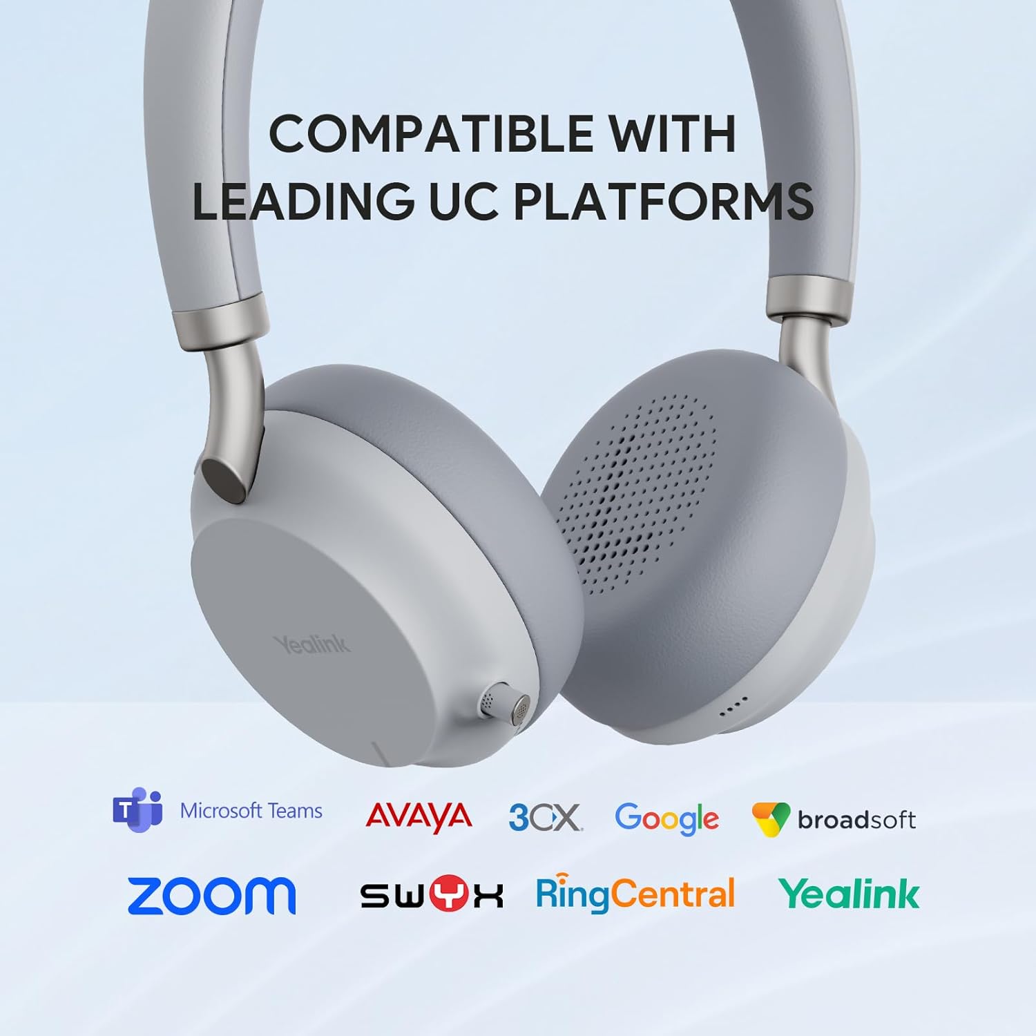 Yealink BH72 Lite Bluetooth Teams Light Gray USB-A 5 Yealink BH72 Lite Bluetooth Teams Light Gray USB-A