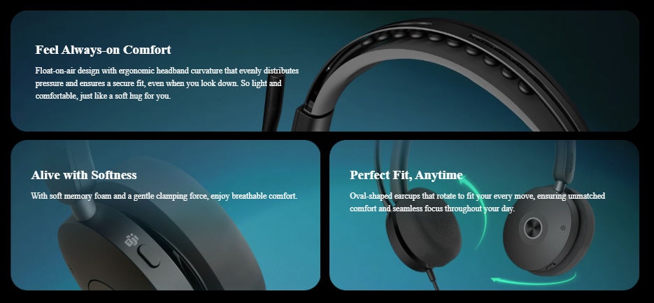 Yealink UH48 Dual Teams USB-C/A Headset 12 Yealink UH48 Dual Teams