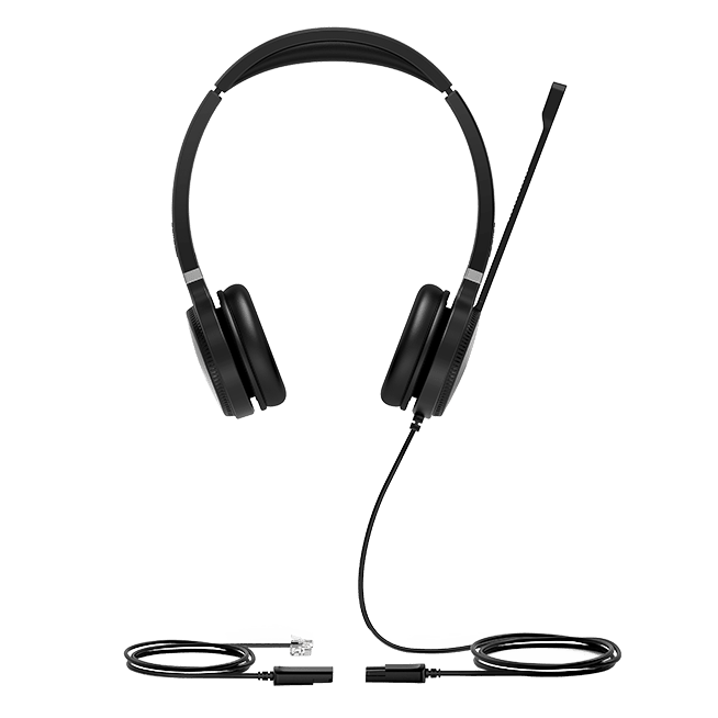 Yealink YHS36 Dual Wired Headset with QD to RJ Port 2 Yealink YHS36 Dual Wired Headset with QD to RJ Port - Image 2