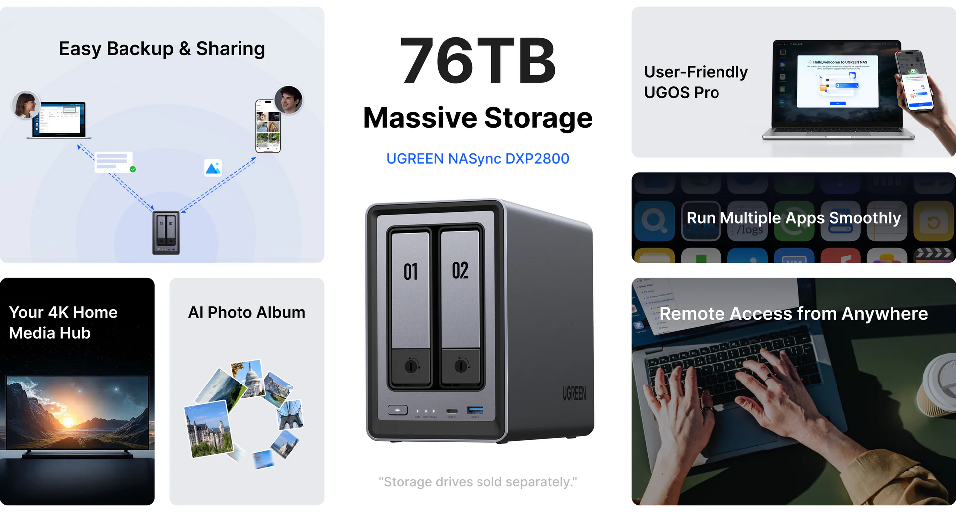 UGREEN NASync DXP2800