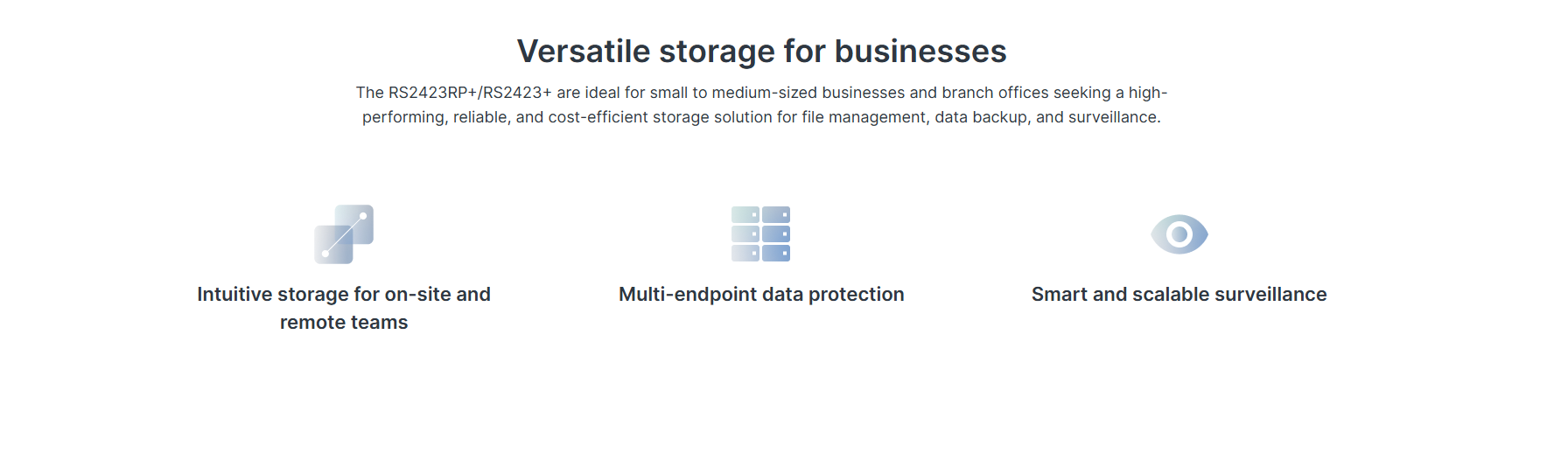 Synology RackStation RS2423+ 12-Bay NAS Enclosure (Diskless) 13 Synology RackStation RS2423+ 12-Bay