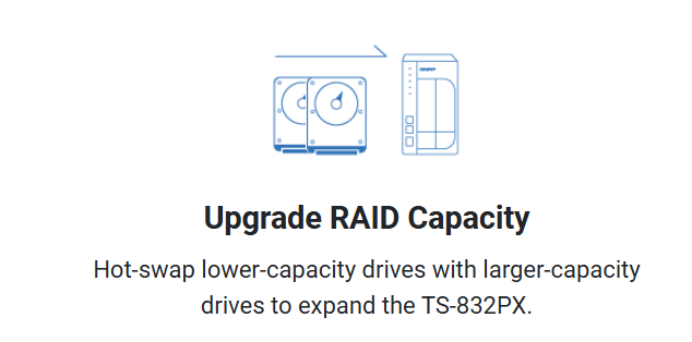QNAP TS-832PX-4G 8-Bay Cloud Storage NAS Enclosure (Diskless) 20 QNAP TS-832PX-4G 8-Bay Cloud Storage NAS Enclosure (Diskless)