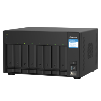 QNAP TS-832PX-4G 8-Bay Cloud Storage NAS Enclosure (Diskless) 2 QNAP TS-832PX-4G 8-Bay Cloud Storage NAS Enclosure (Diskless)